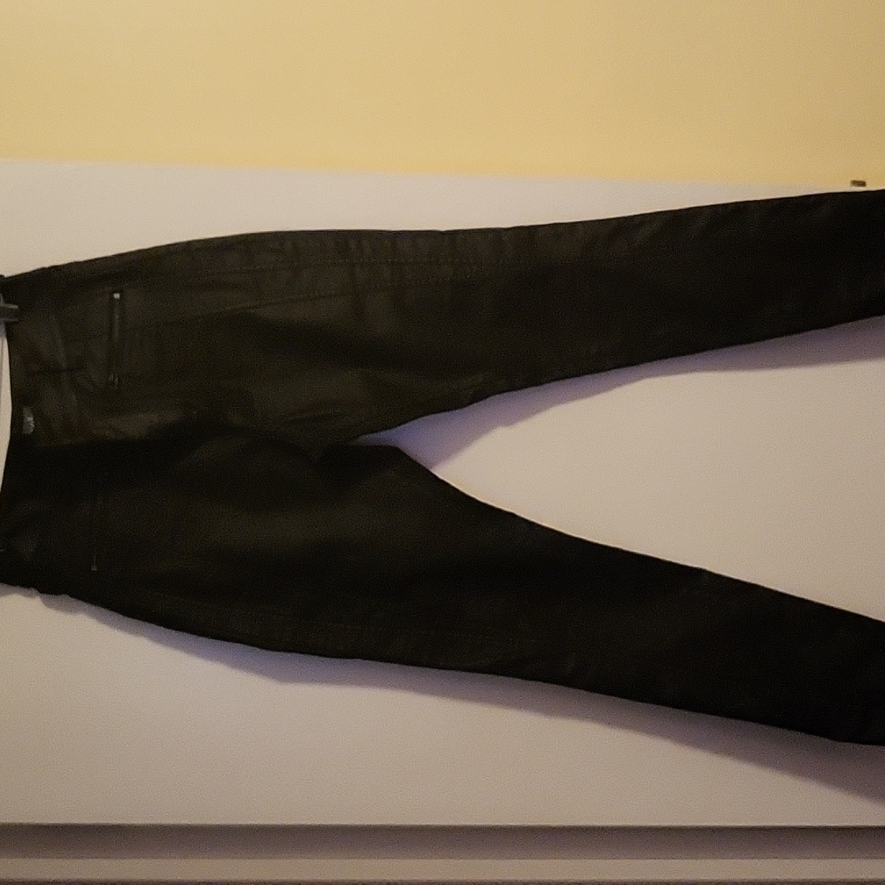 Faux Leather Jeans